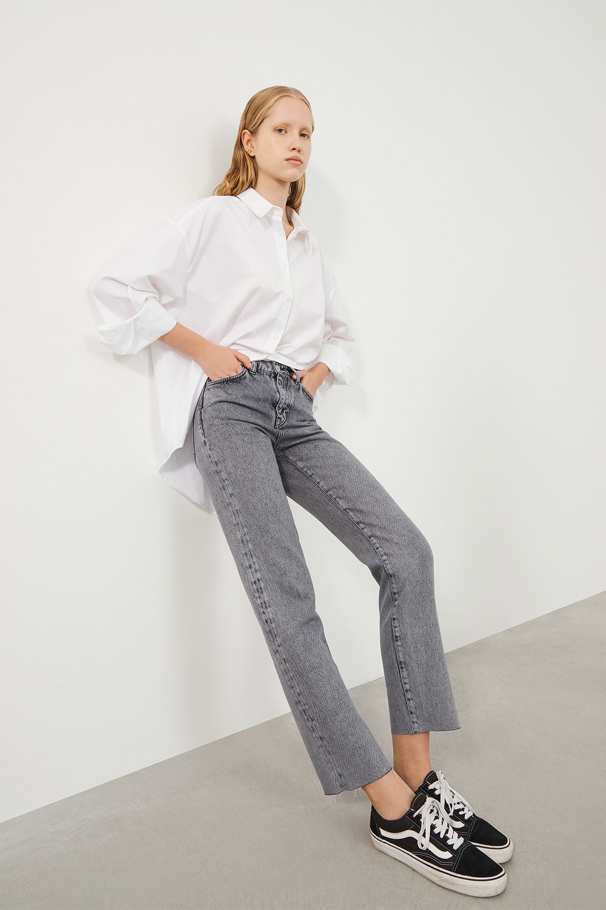 Ra Denim-Mira Boyfriend Fit Grey Women’s Jeans-1