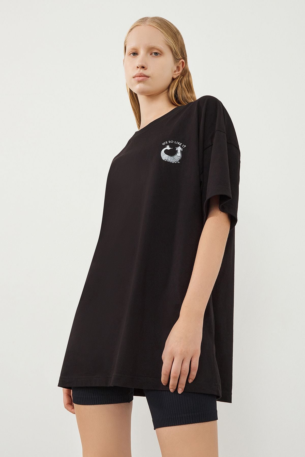  Ra Denim-Denge Oversize Black Shahmaran Unisex T-shirt-2