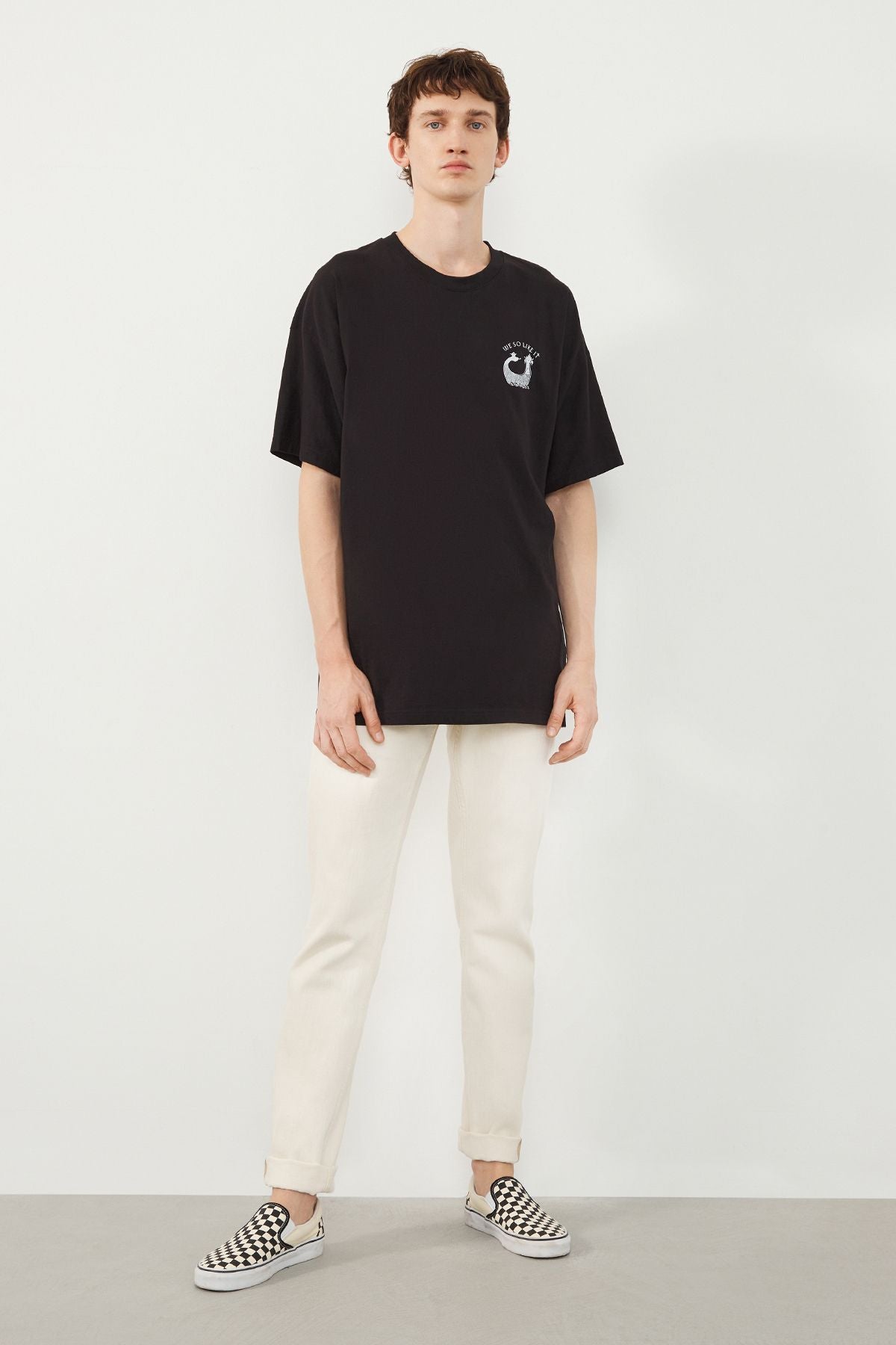  Ra Denim-Denge Oversize Black Shahmaran Unisex T-shirt-1