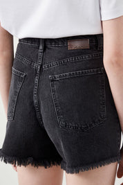 Ra Denim-Monna Black Women’s Denim Shorts-7