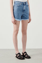 Ra Denim-Monna Blue Women's Denim Shorts-3