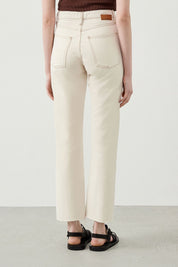 Ra Denim-Mira Boyfriend Fit Ecru Natural Fabric Women’s Jeans-5