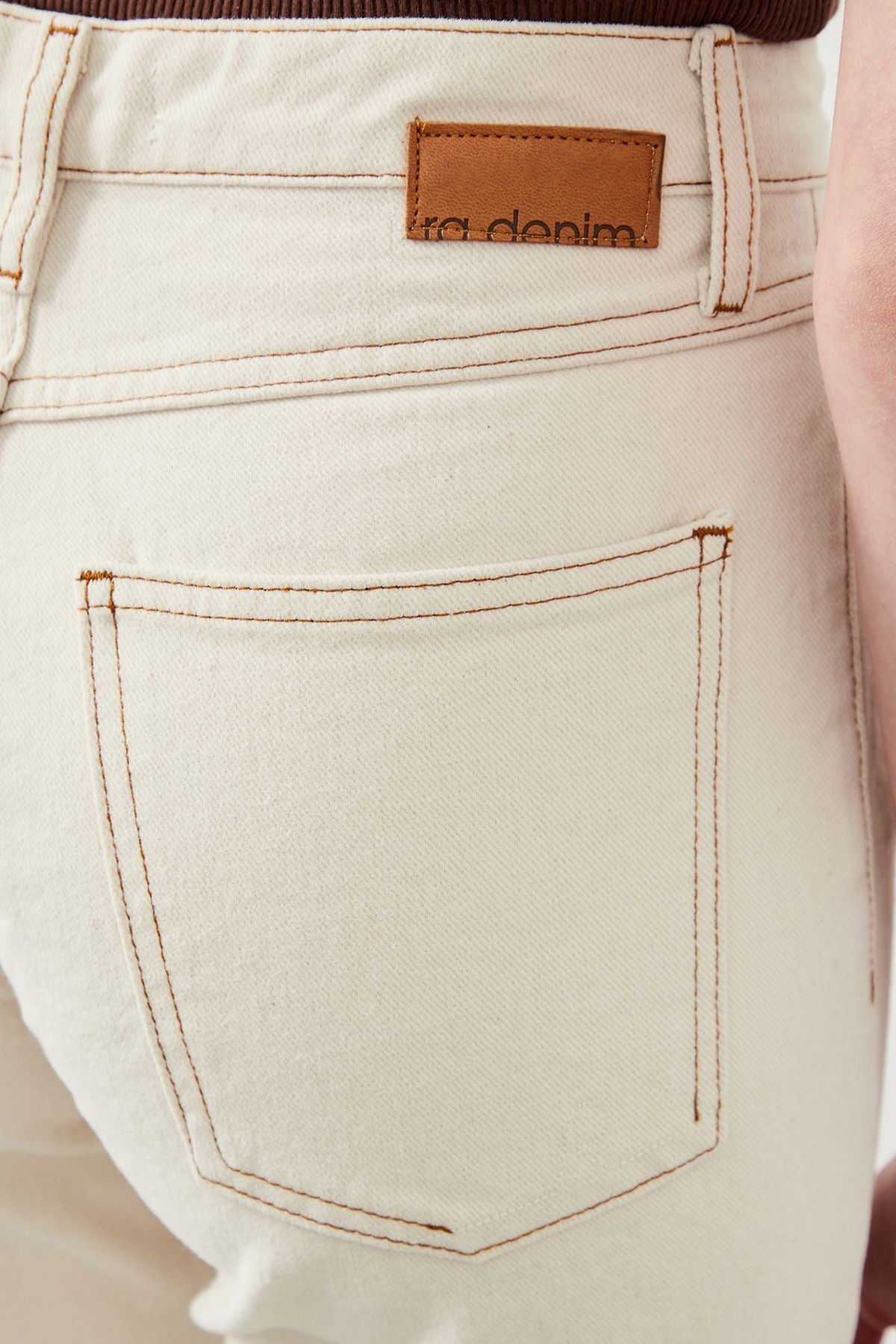 Ra Denim-Mira Boyfriend Fit Ecru Natural Fabric Women’s Jeans-7