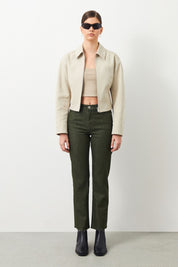 Ra Denim-Mira Boyfriend Fit Green Women's Jeans-1