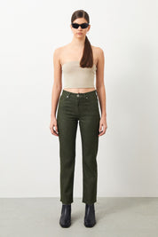 Ra Denim-Mira Boyfriend Fit Green Women's Jeans-2