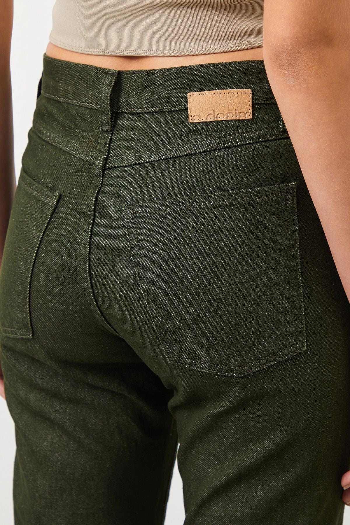 Ra Denim-Mira Boyfriend Fit Green Women's Jeans-6