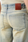  Ra Denim-Drej Loose Fit Beige Men's Jeans-6