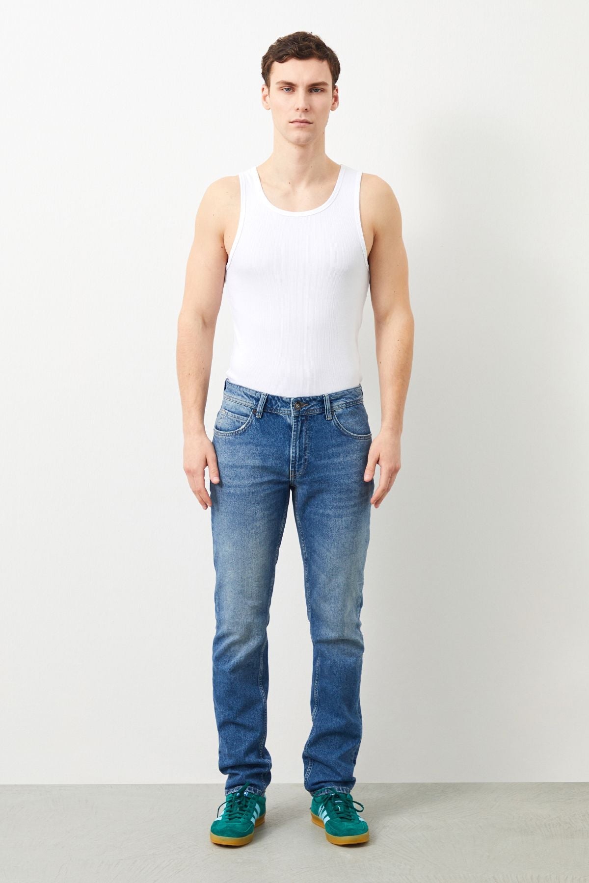  Ra Denim-Fere Regular Fit Blue Men's Jeans-2