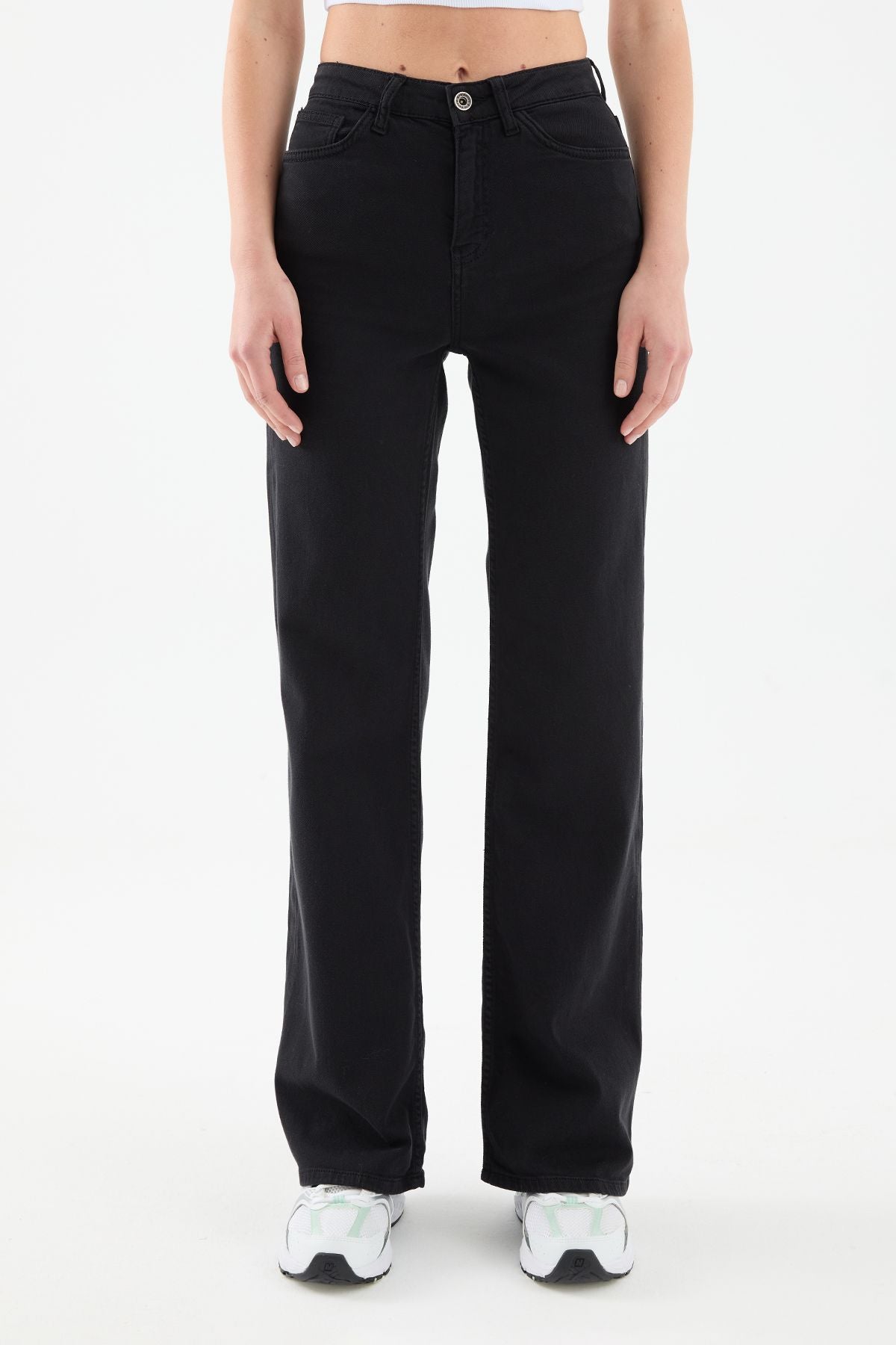 Odin Wide Leg Fit Black Women's Jeans Product vendor