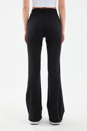 Canva Flare Fit Black Women's Jeans Product vendor