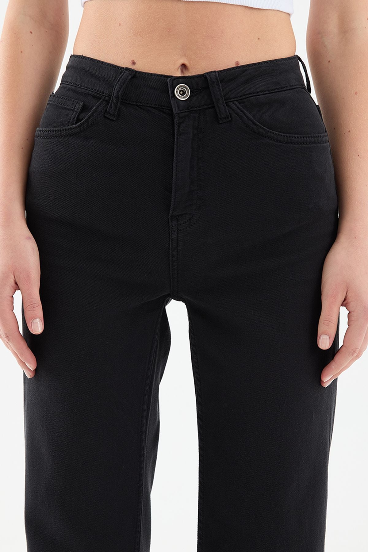 Odin Wide Leg Fit Black Women's Jeans Product vendor