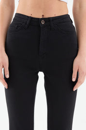 Canva Flare Fit Black Women's Jeans Product vendor