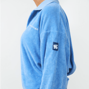Blue Terry Polo Sweater Product vendor