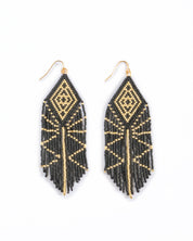 bohemian-tribal-diamond-fringe-earrings-black-gold