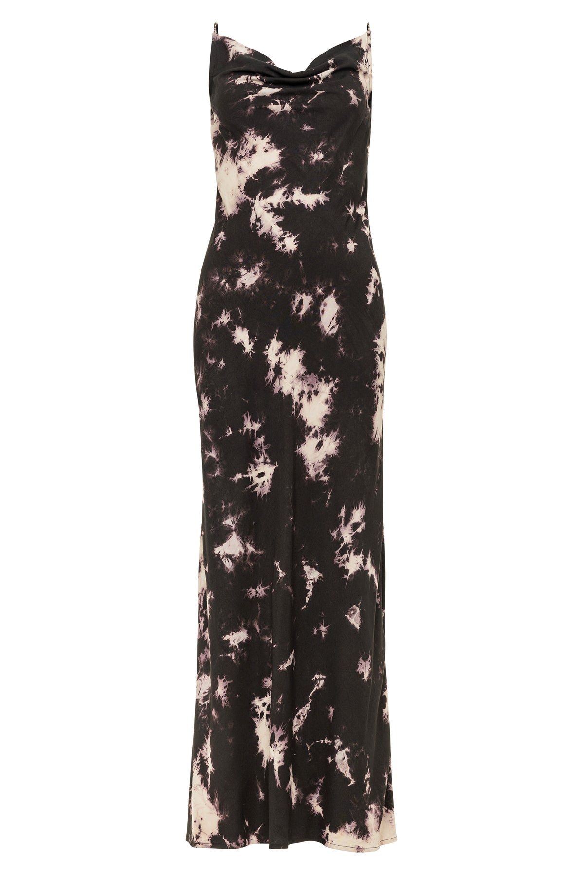 Black and White Tie Dye Slip Dress | Carolina K