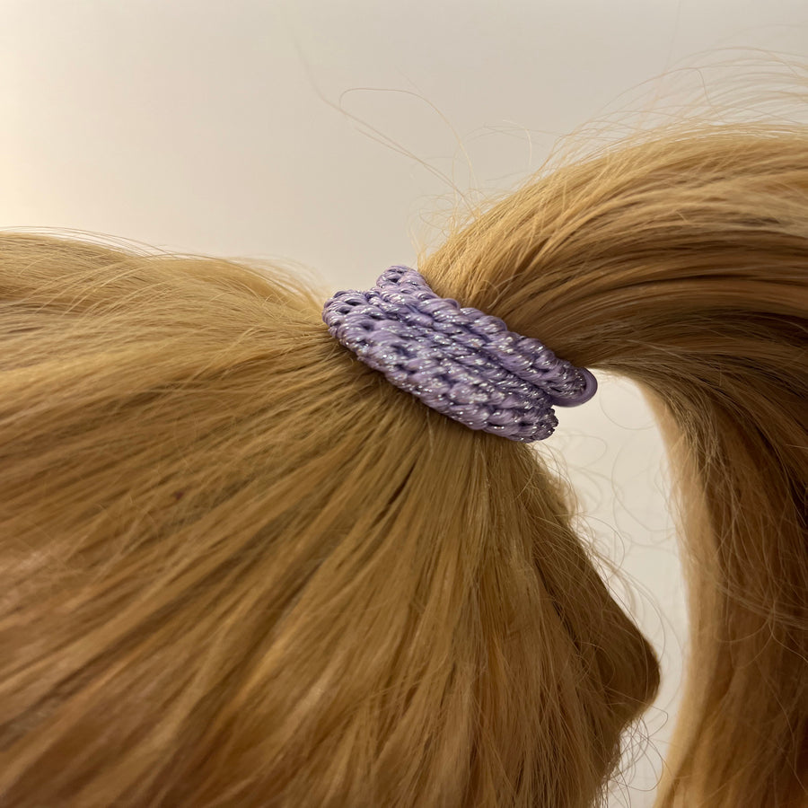 Kknekki Hair Elastic | Lavender Glitter Product vendor