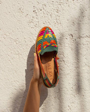 Handmade in Mexico by indigenous artisans using traditional huarache making equipment and techniques. Texas huarache features old-world craftsmanship and intensely considered designs.