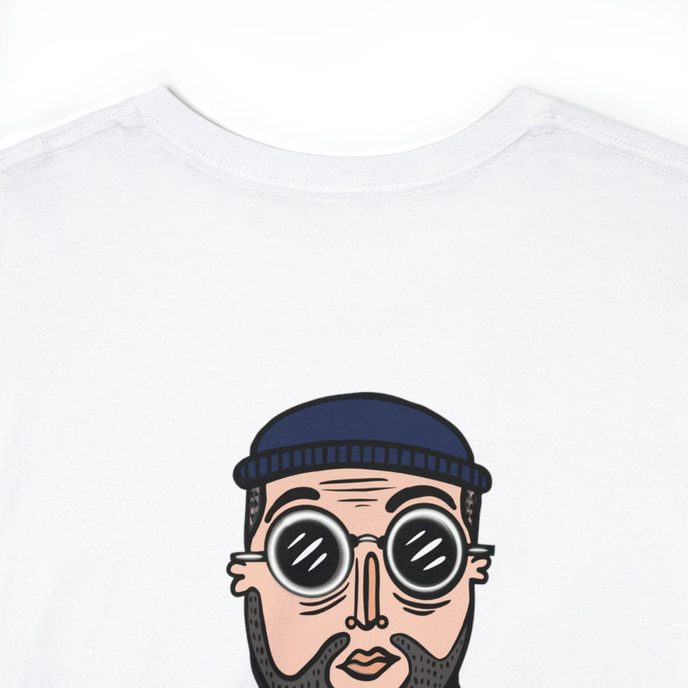 Leon Elegance Cotton T Shirt by Rodrigue Artist Close Up