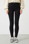 Black Skinny Jeans from Ra Denim Women's Collection in Super Black.