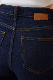 Ra Denim-Odin Wide Leg Fit Dark Blue Women's Jeans-6