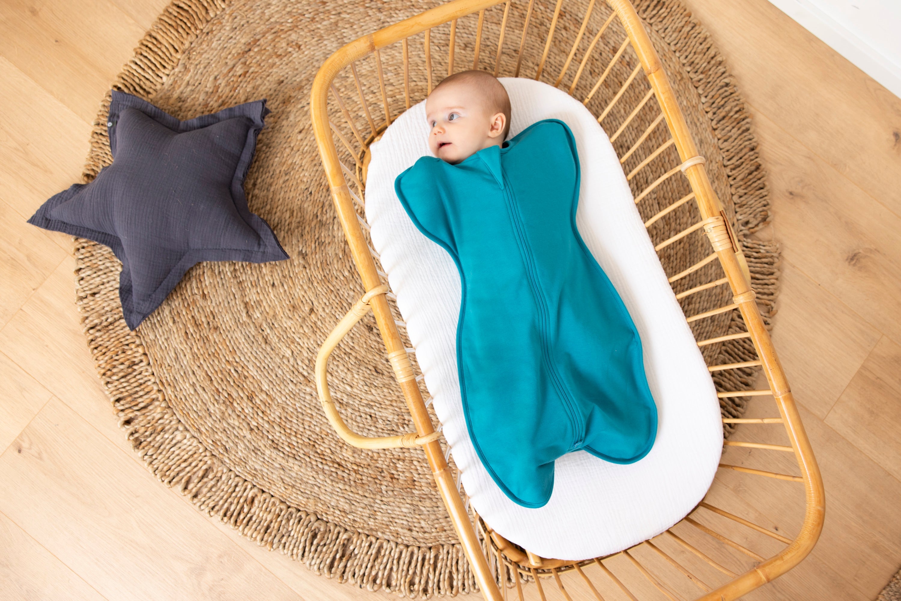 Tilouco Organic Cotton Soothing Baby Swaddle