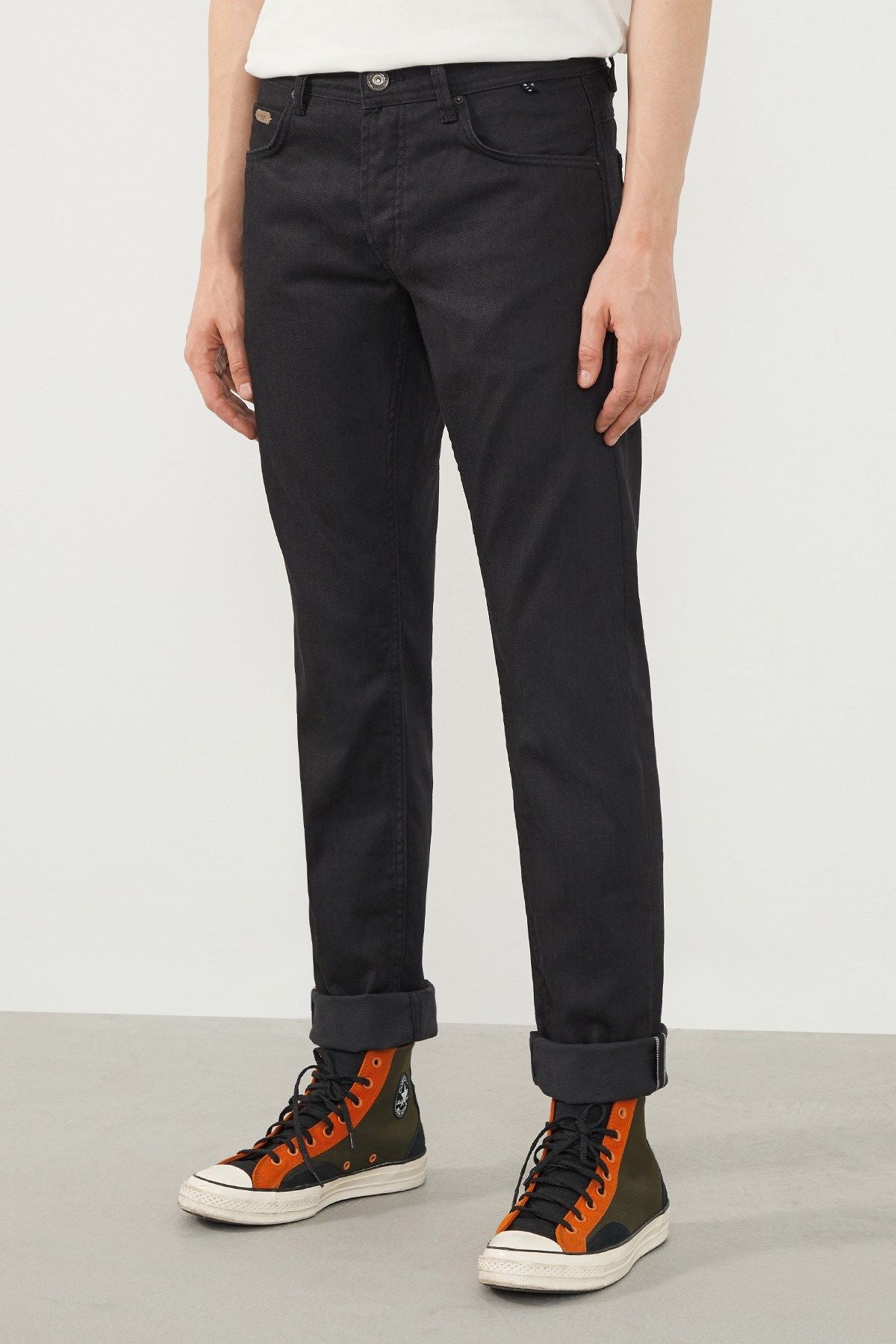  Ra Denim-Fere Regular Fit Black ISKO Selvedge Men’s Jeans-2