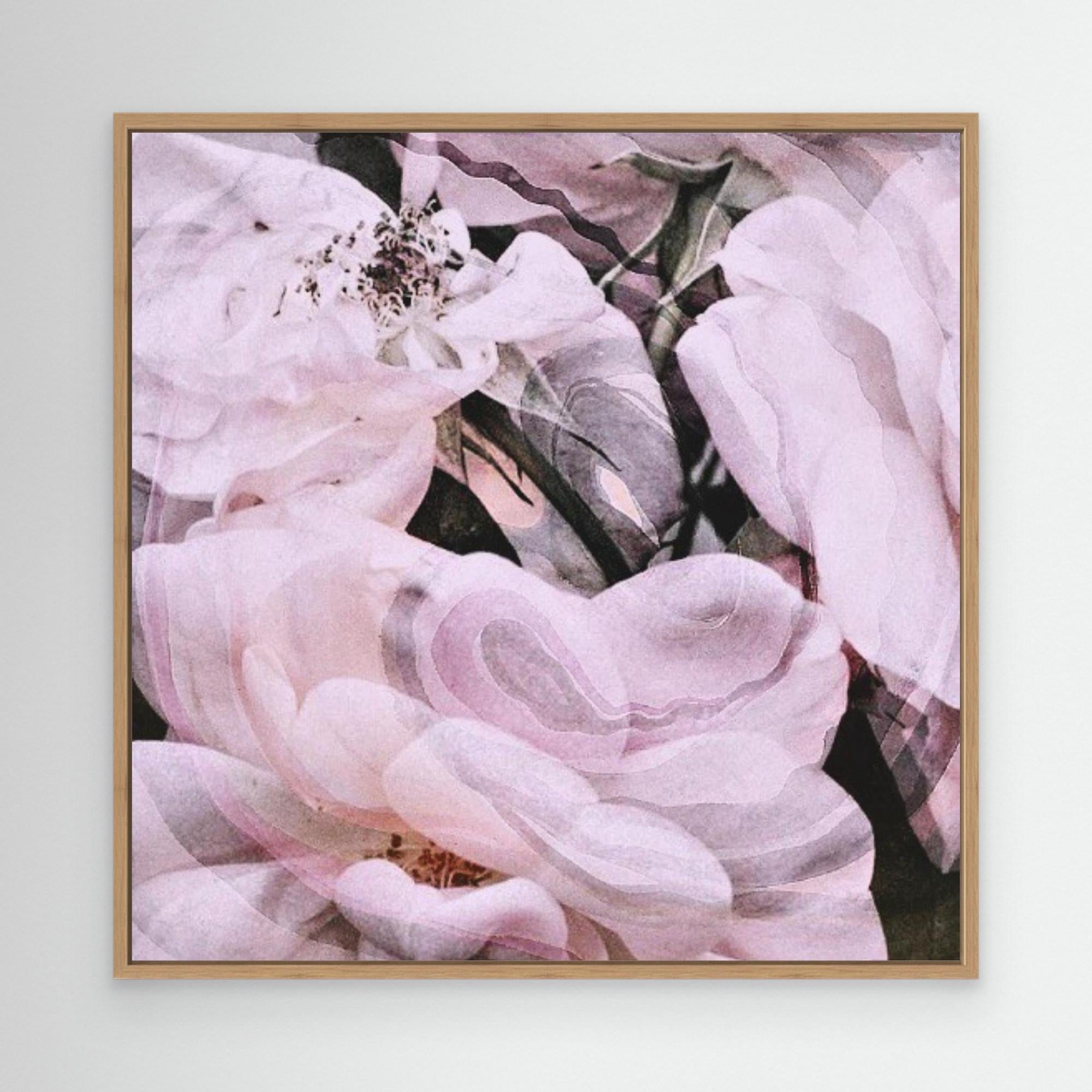 White Roses Canvas Print by Eppla