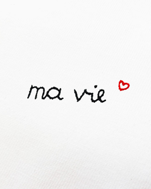  VFELDER-White hand embroidered T-Shirt  | Ma vie-1
