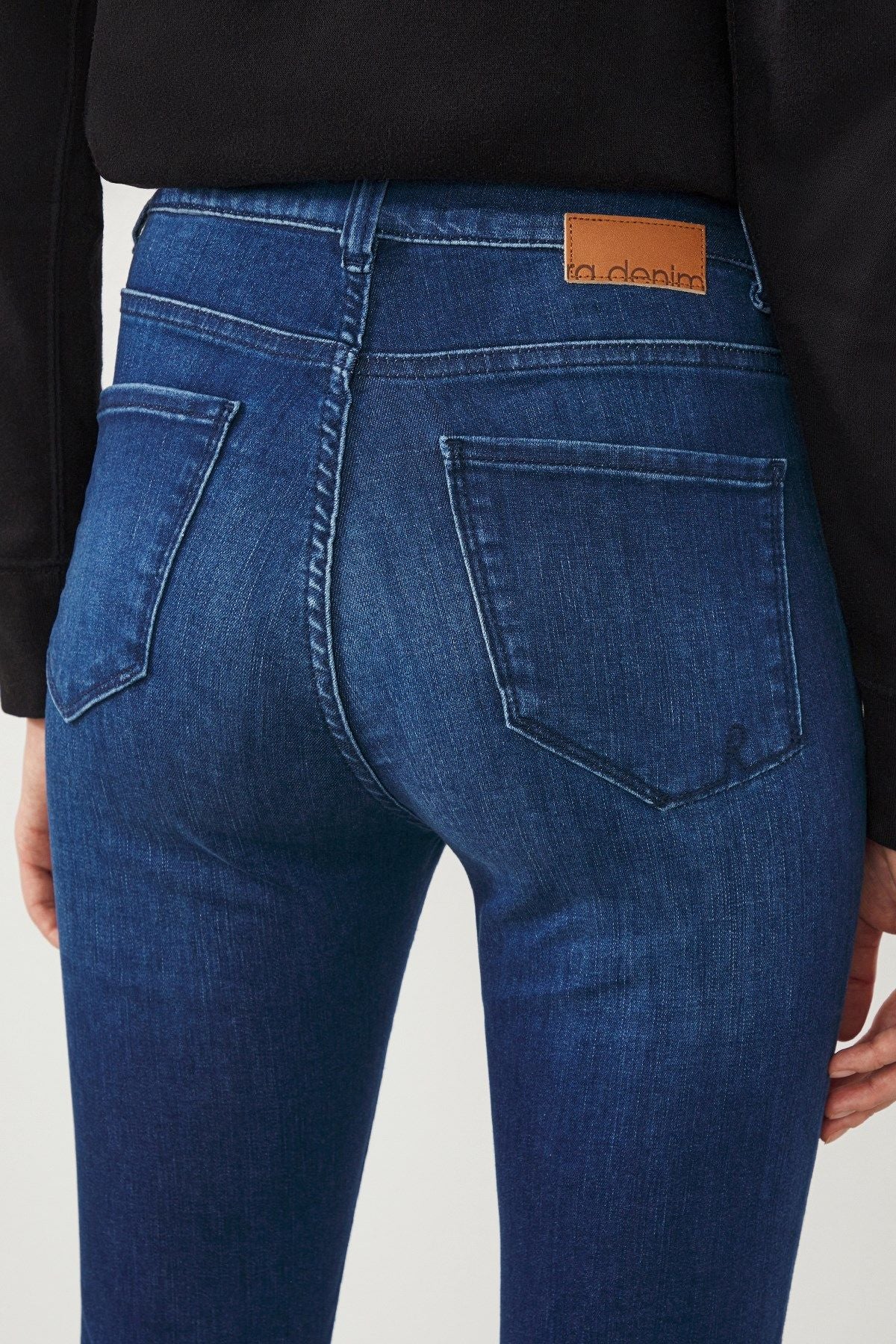 Ra Denim-Sira Skinny Fit High Waist Dark Blue Women’s Jeans-5