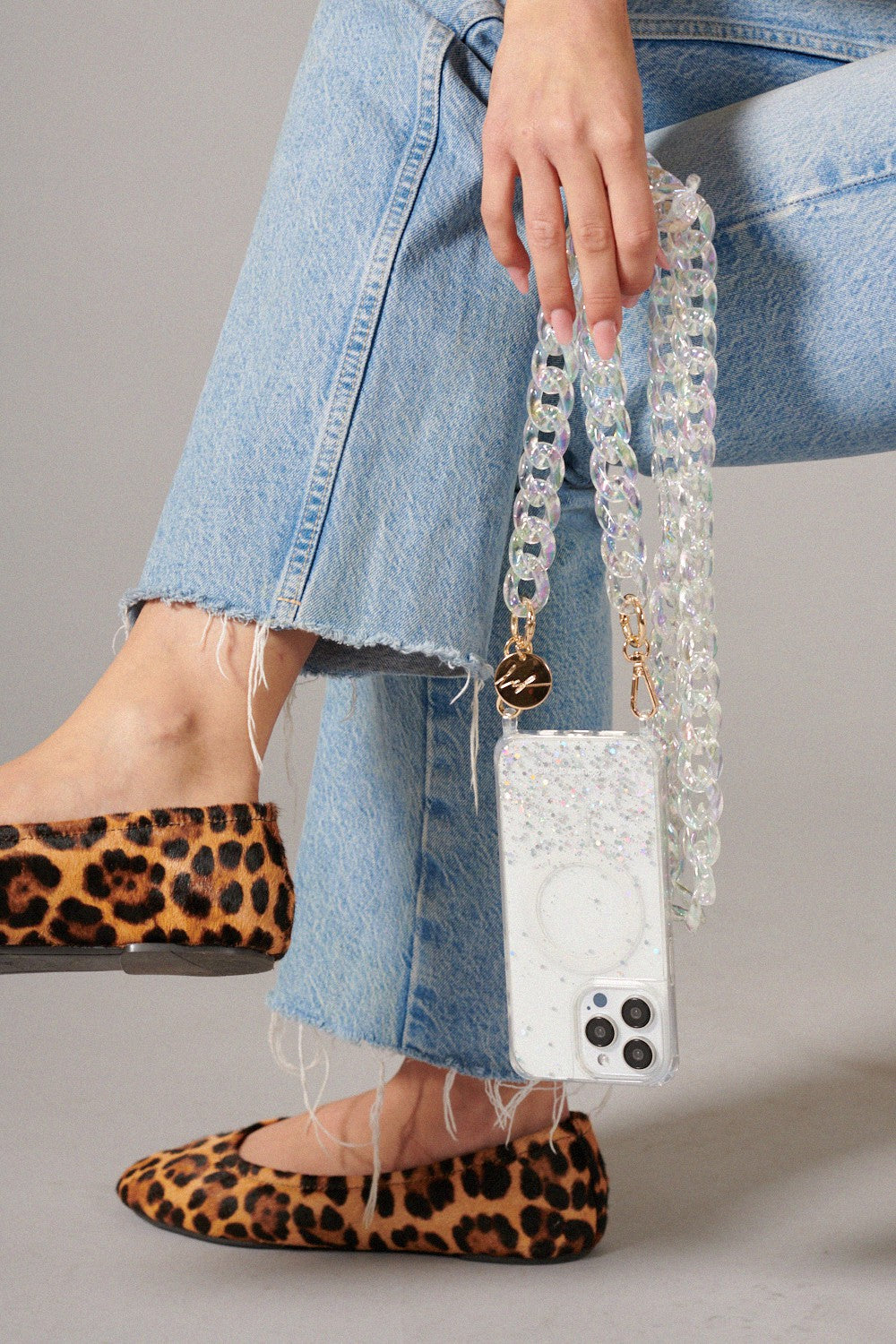 Sarah Holographic Phone Chain Product vendor