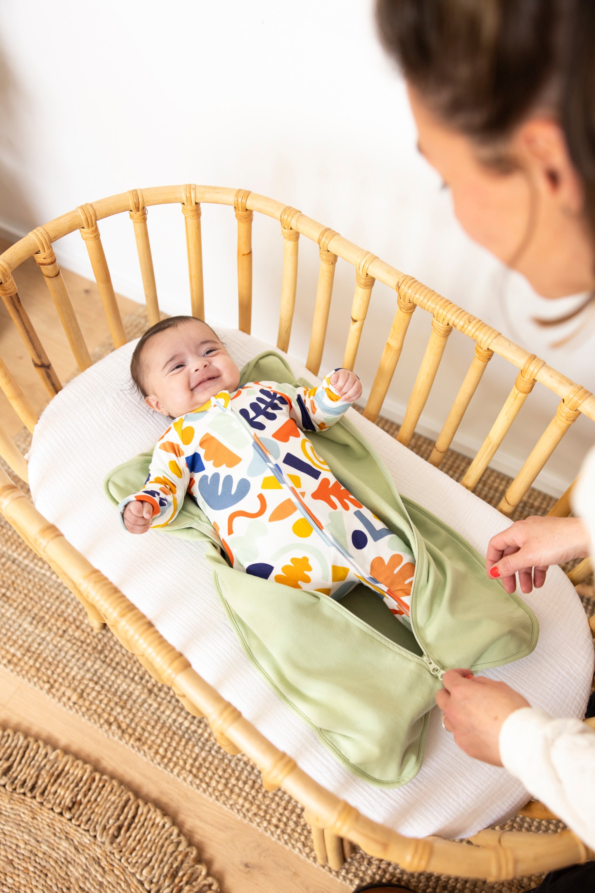 Tilouco Organic Cotton Soothing Baby Swaddle Product vendor