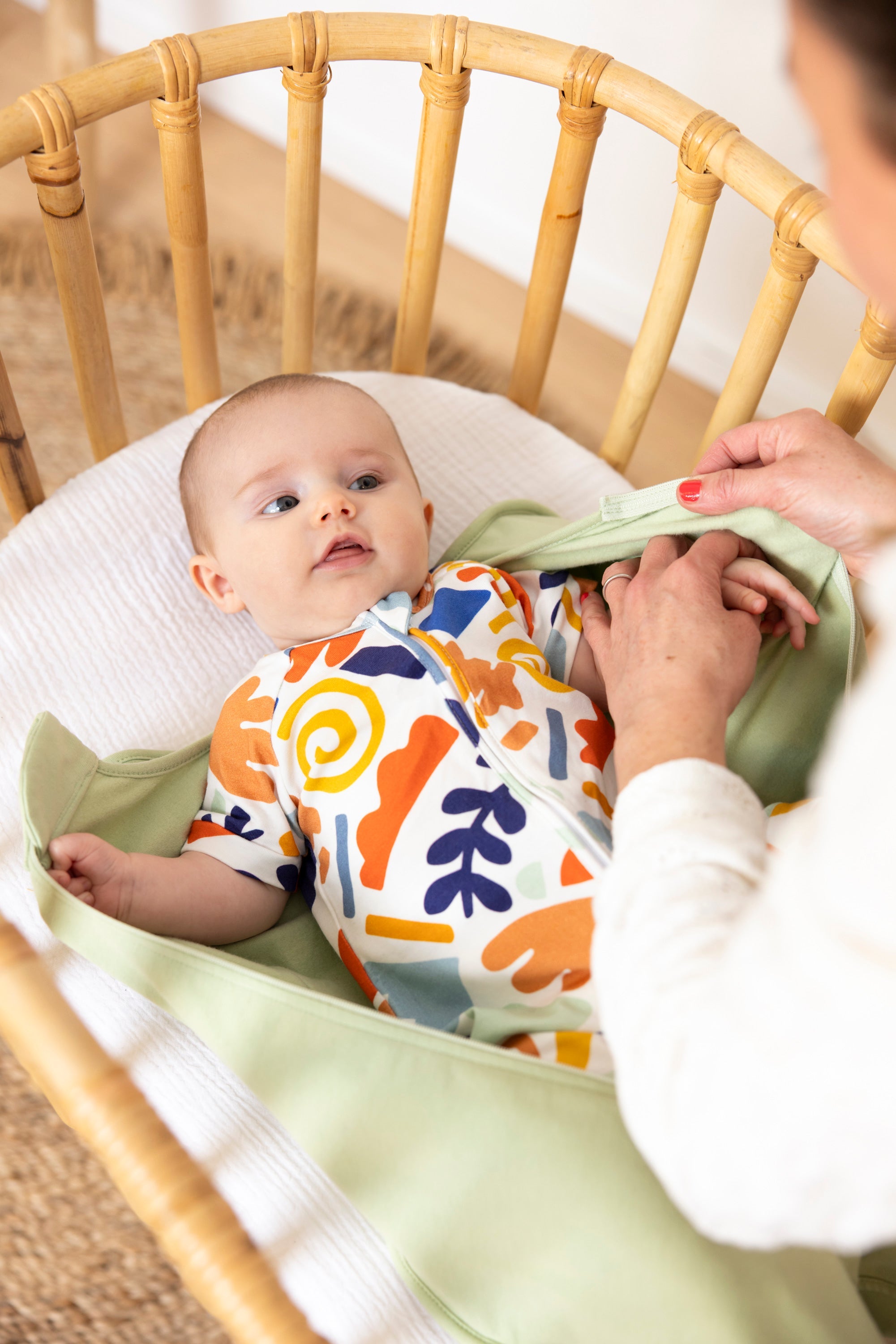 Tilouco Organic Cotton Soothing Baby Swaddle Product vendor