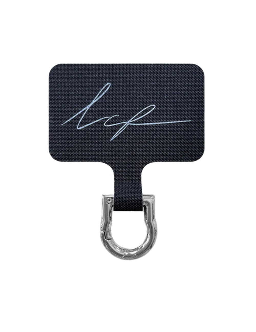 Silver Finish Universal Adapter for phone chain attachment by La Coque Française