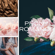 Exquisite Ingredients for the Bykoko Peony Romance Candle: Bergamot, Pink Berries, Jasmine, Patchouli, Peony, Amber, Vetiver, Leather, Vanilla, Musk