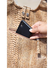 ARSAYO - ARSAYO Exotic Suber backpack (cork) | Snake Skin Cork