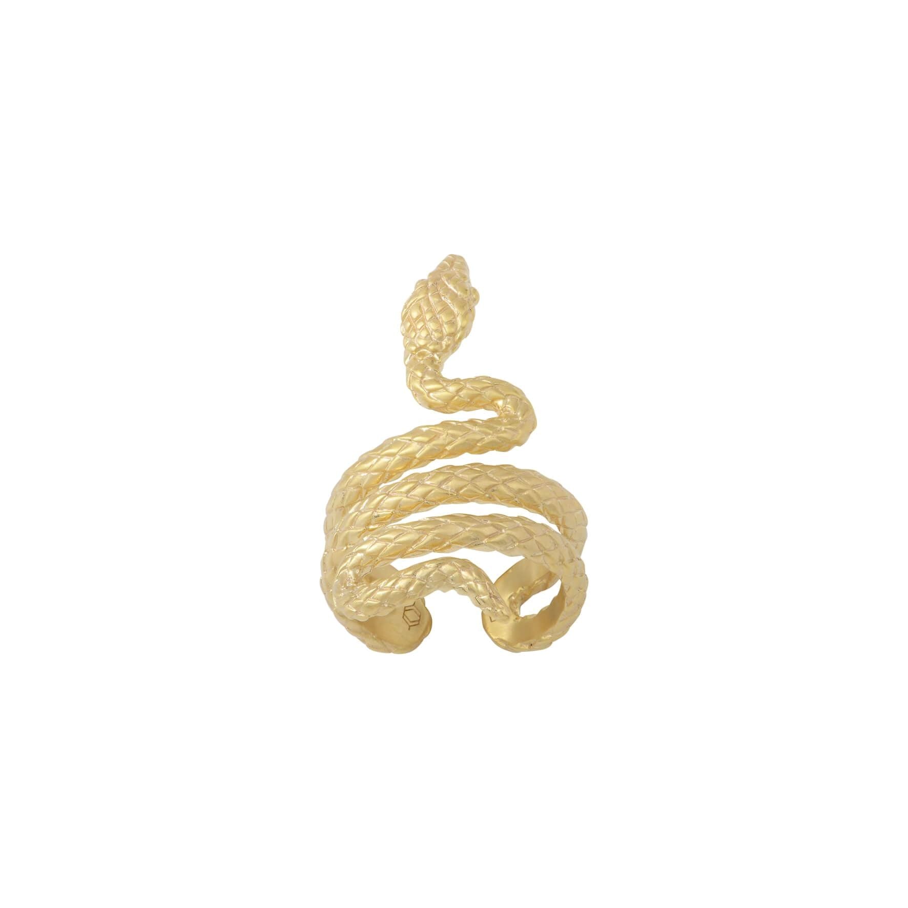 COLLECTION CONSTANCE - Serpentine Ring | Gold-plated