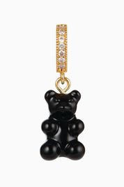 CRYSTAL HAZE - Pave Nostalgia Bear Pendant | Black