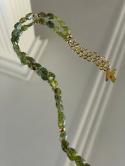 KARMA BY HANNA - Ciottolo Peridot Necklace