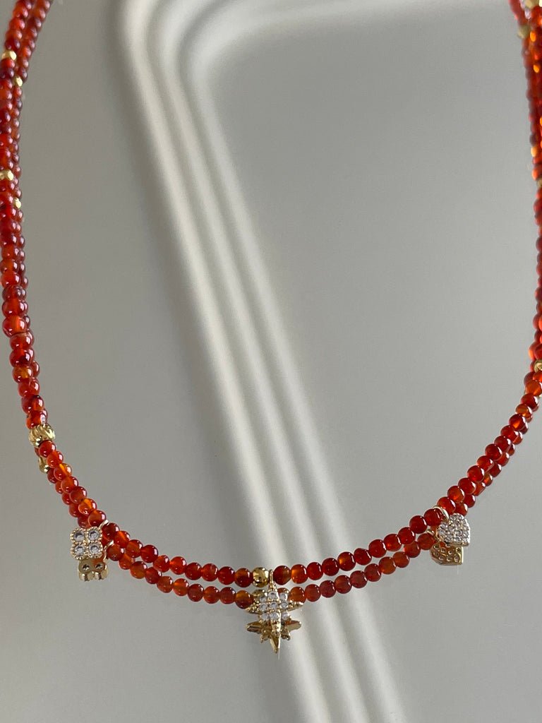 KARMA BY HANNA - Good luck Cornaline Bracelet