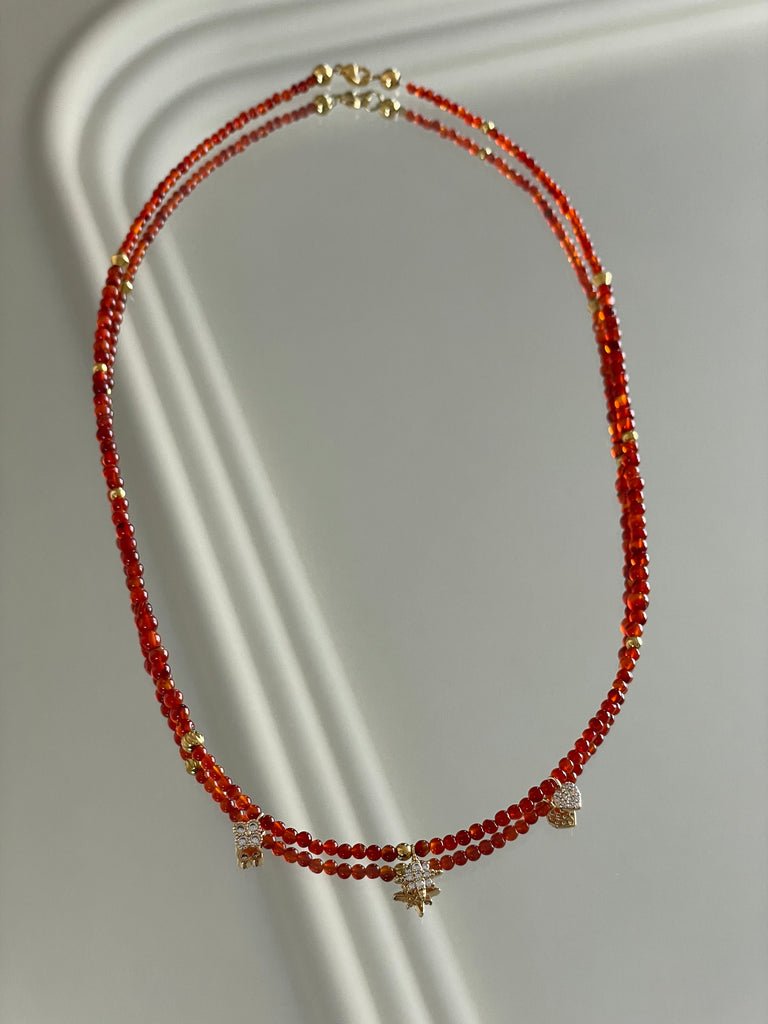 KARMA BY HANNA - Good luck Cornaline Bracelet