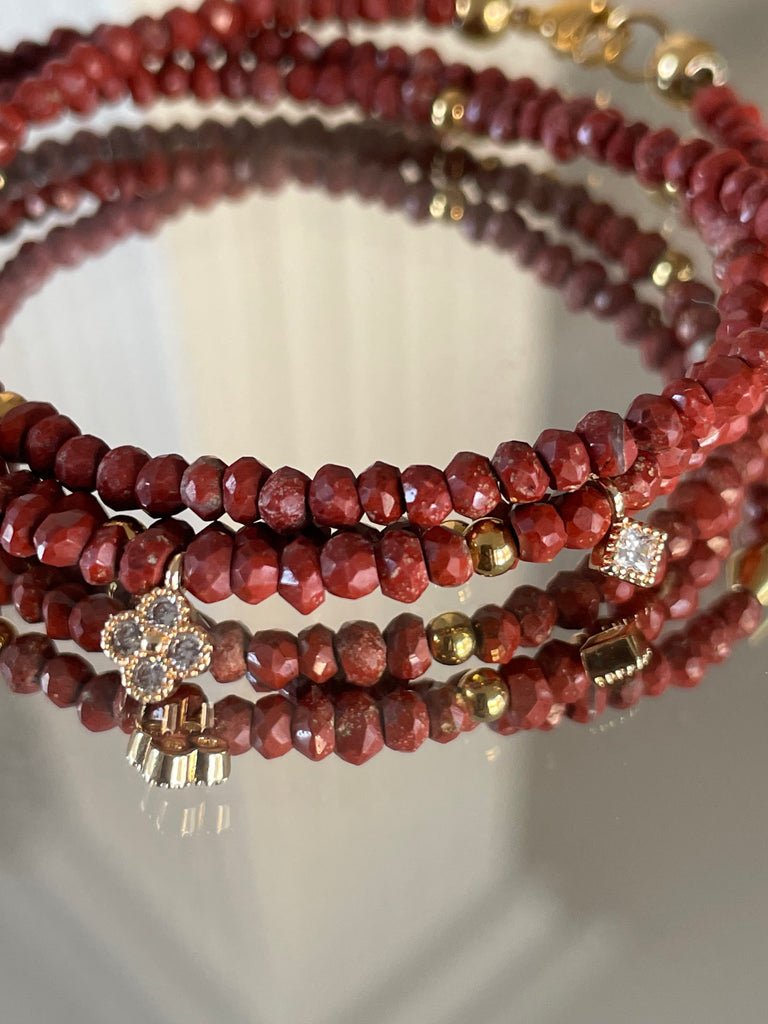 KARMA BY HANNA - Good luck Jasper Bracelet