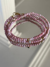 KARMA BY HANNA - Quadra Rhodochrosite Necklace / Bracelet