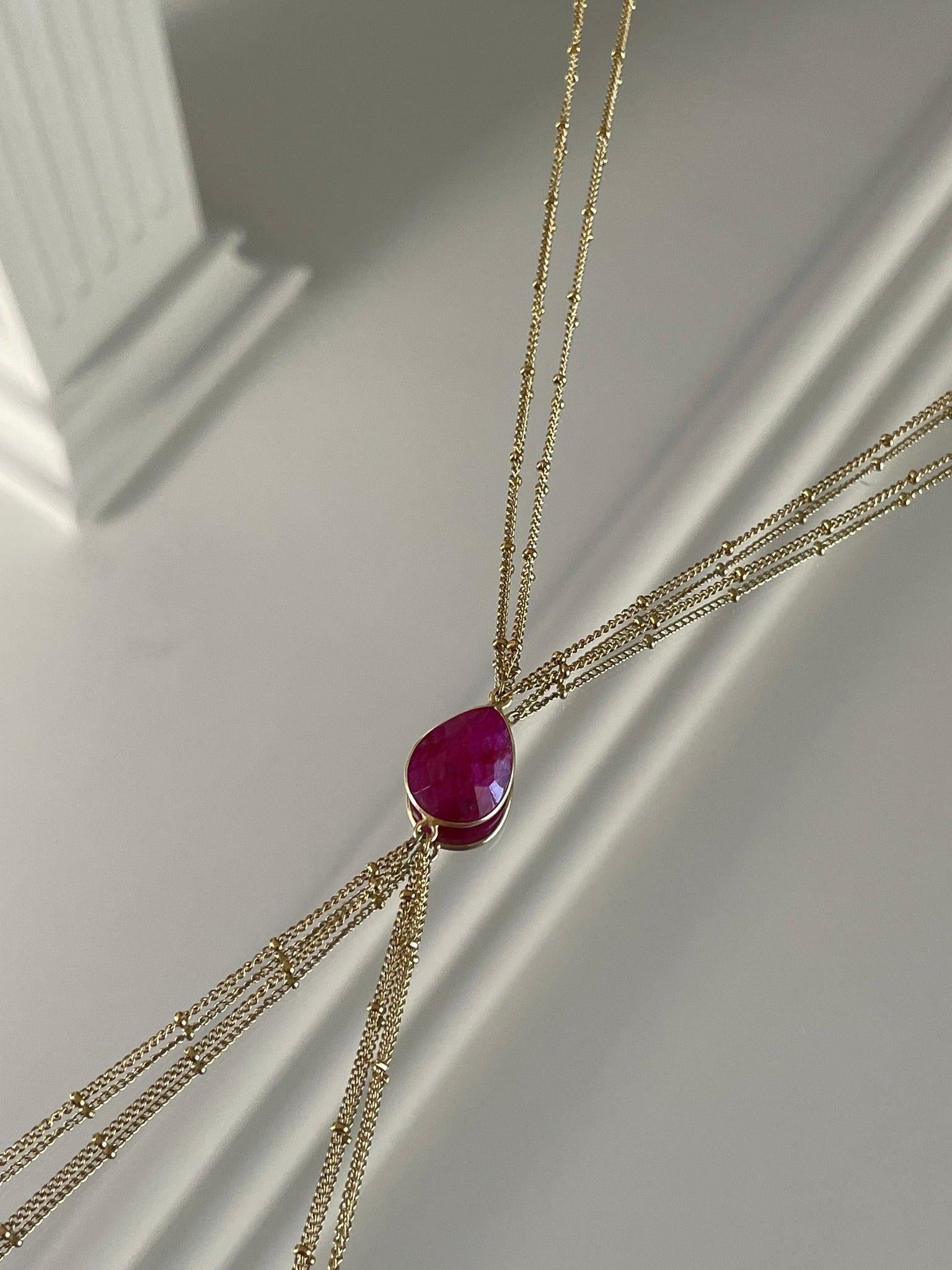 KARMA BY HANNA - Ruby Xo Body Chain