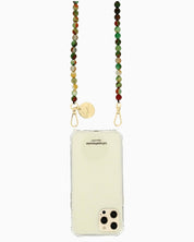 LA COQUE FRANCAISE - CARLA Phone Chain | Green Agate