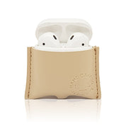 lnestudio - Beige AirPods Cover in Vegan Leather