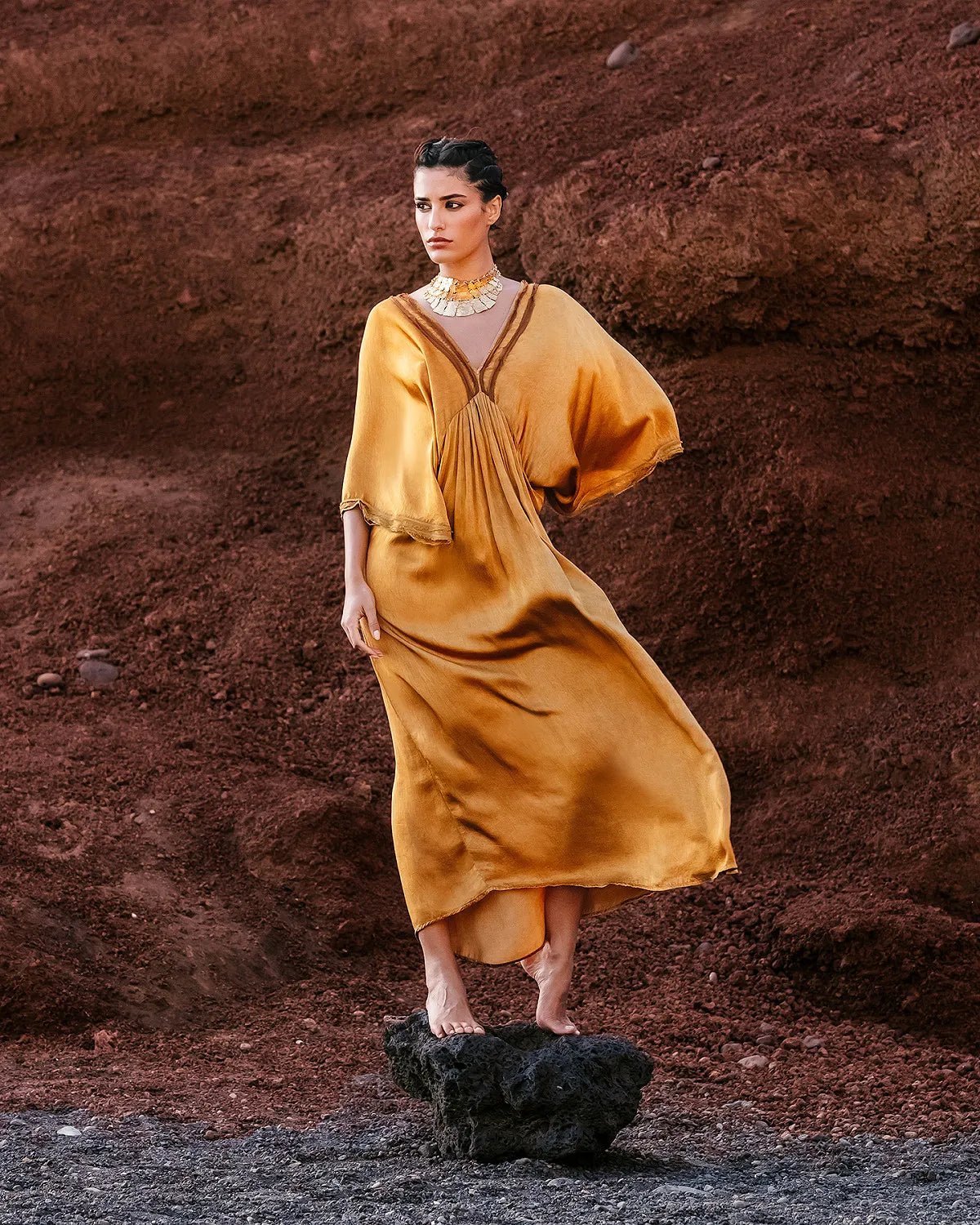 Mesdemoisellesparis - Dress Volra - Ocre