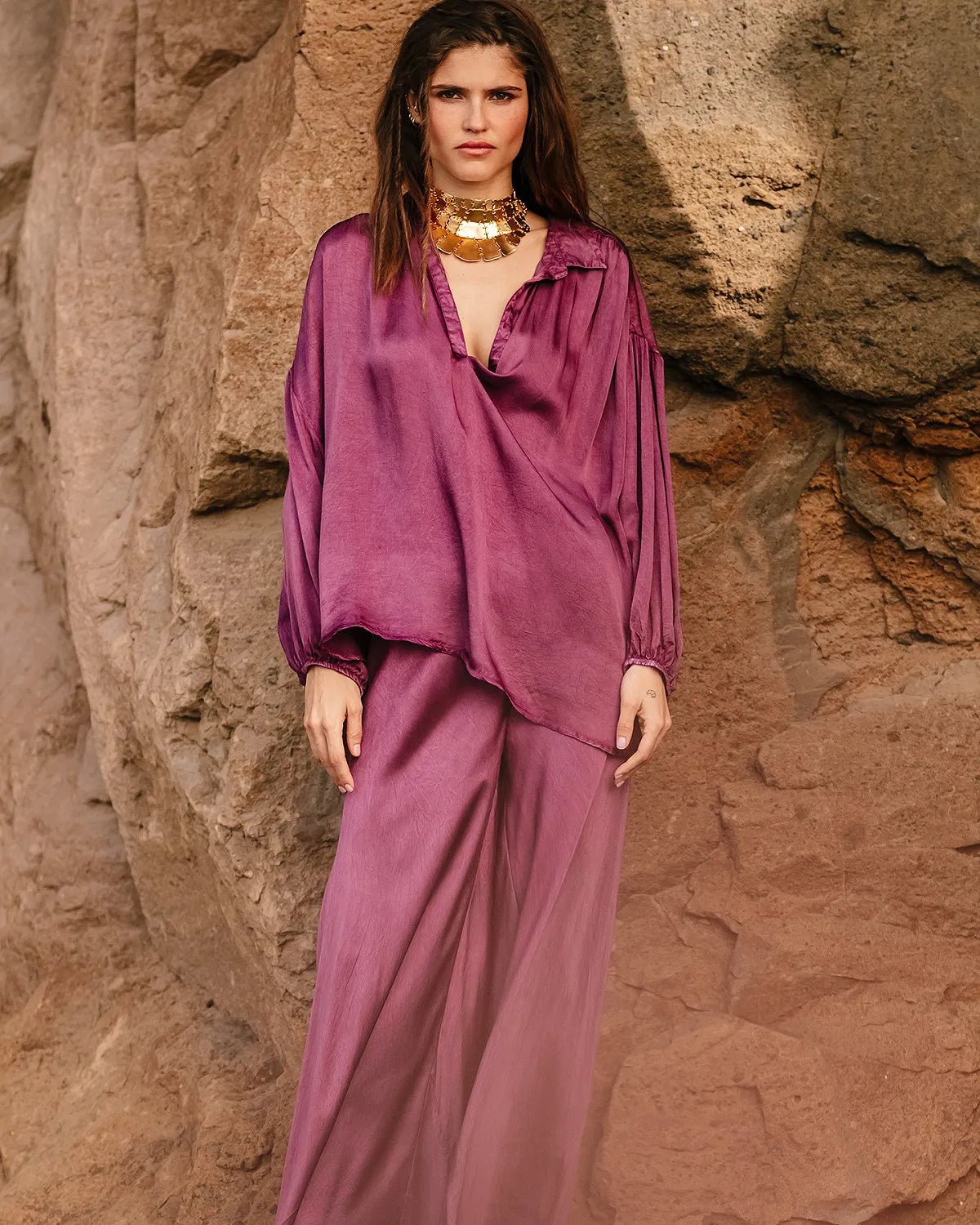 Mesdemoisellesparis - Shirt Vianey - Amethyste