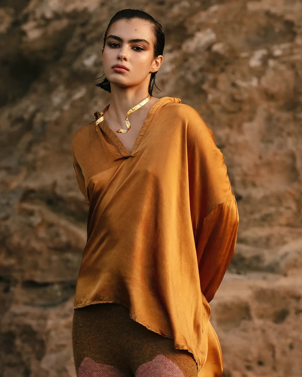 Mesdemoisellesparis - Shirt Vianey - Ocre