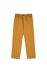 Men's trousers in japanese Twill fabric in mustard yellow