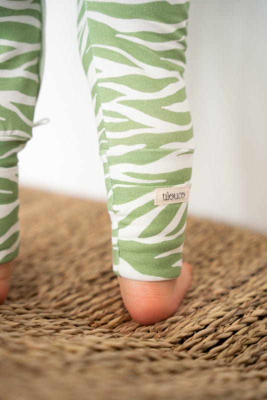 TILOUCO - Organic Cotton Pyjamas | Zebra Stripes